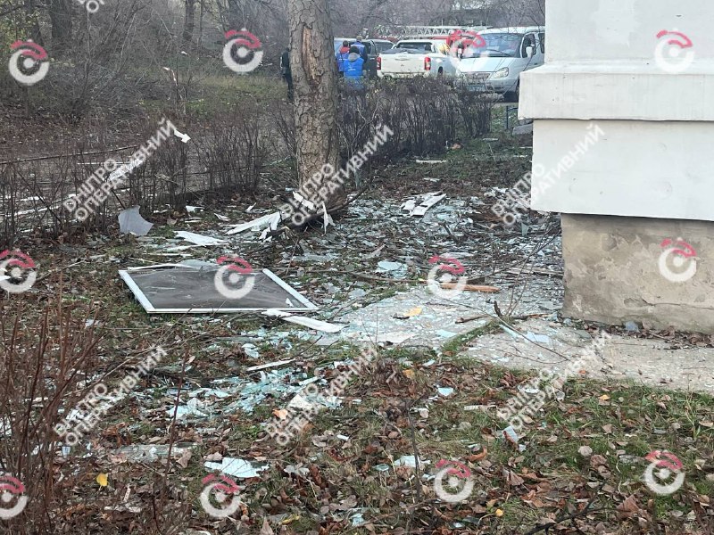 2 people wounded, including a child as result of drones raid in Dnipro city, widespread damage to residential property