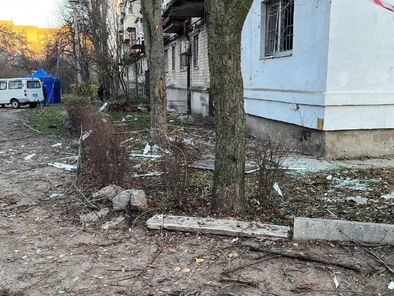 2 people wounded, including a child as result of drones raid in Dnipro city, widespread damage to residential property