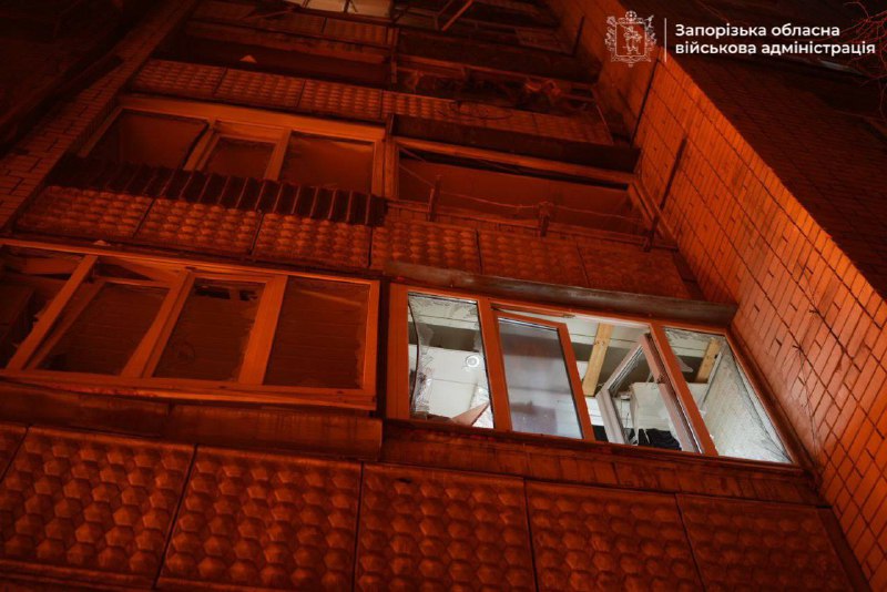 At least 2 person were wounded as result of Russian attack in Zaporizhzhia 