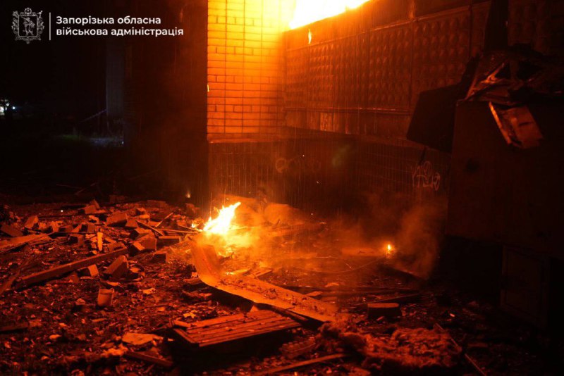 At least 2 person were wounded as result of Russian attack in Zaporizhzhia 