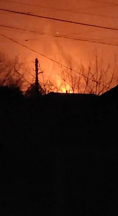 Several Shahed-type drones strikes were reported in Dobropillia of Donetsk region, fires started 