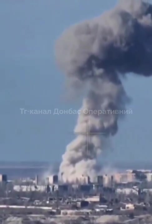 Violent bombardment reported in Kostiantynivka