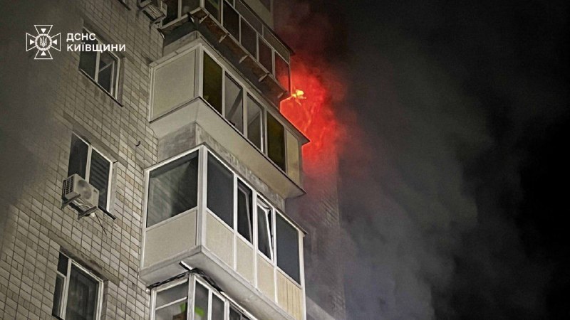 1 person killed, 11 wounded as result of Russian drones strikes in Vyshhorod of Kyiv region. 146 people evacuated from damaged residential house