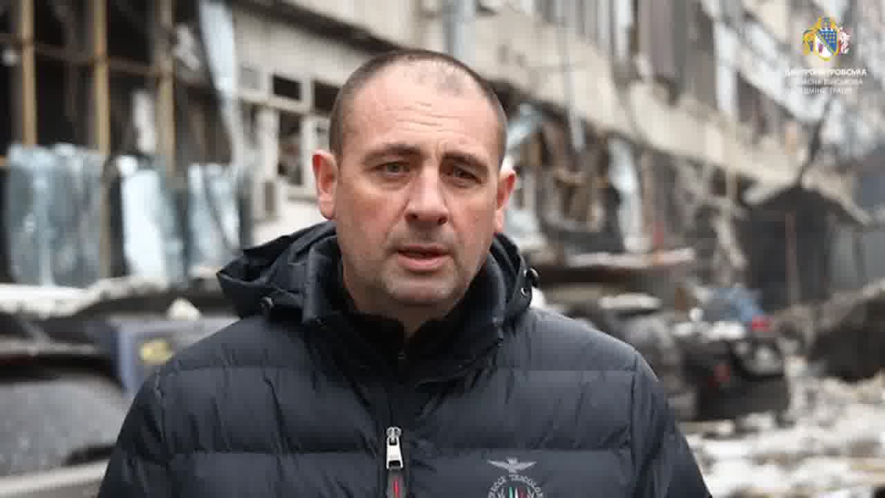 At least 3 people killed and 8 wounded as result of ballistic missile strike in Dnipro city