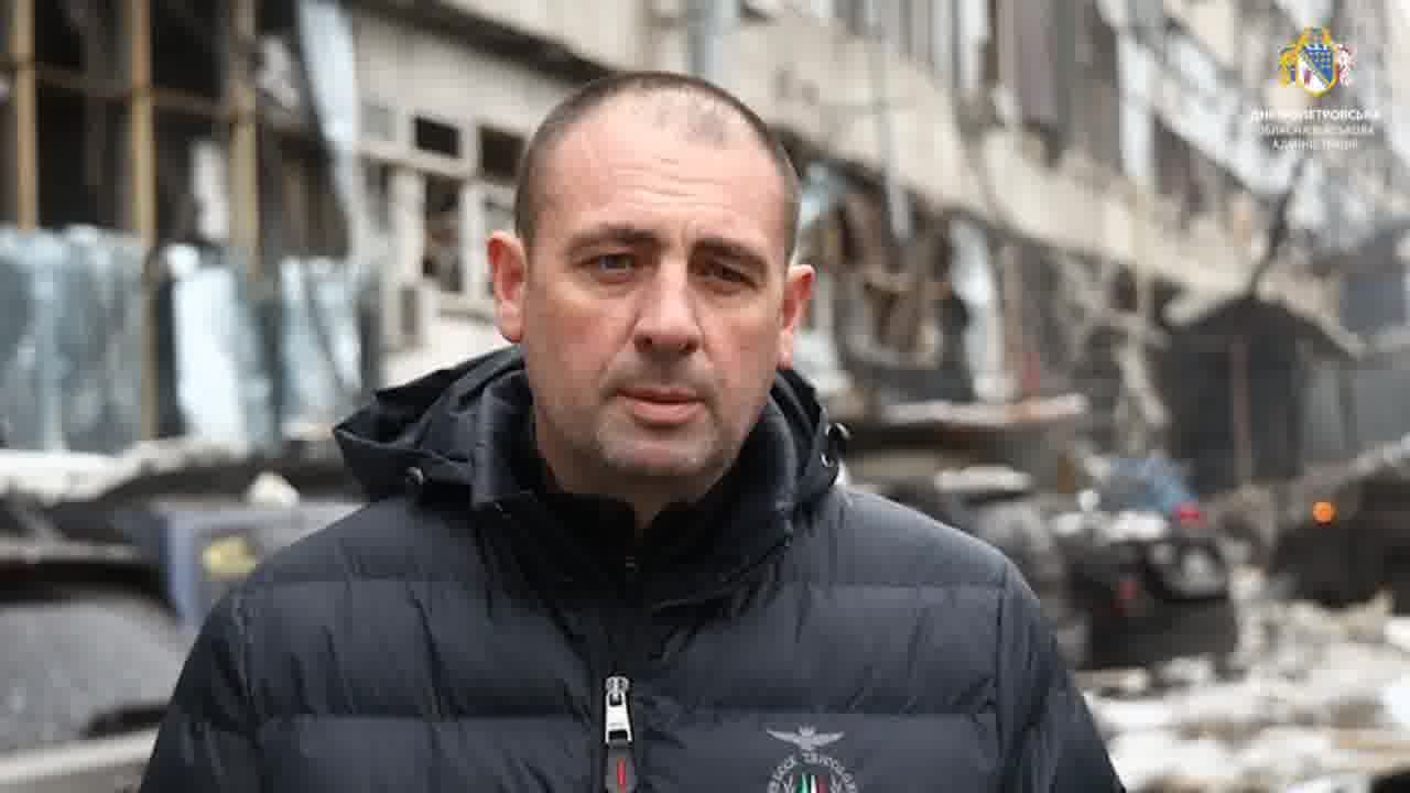 At least 3 people killed and 8 wounded as result of ballistic missile strike in Dnipro city