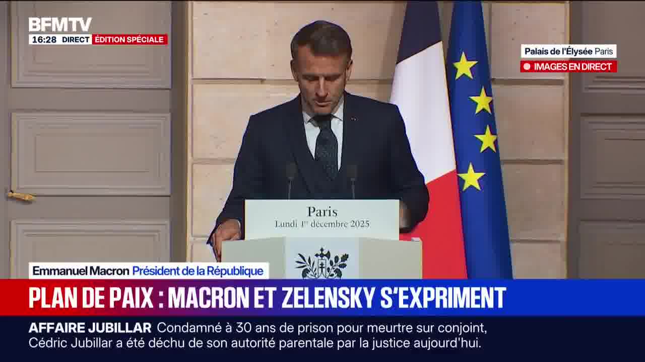 A moment that could be decisive for the future of peace in Ukraine and security in Europe, Emmanuel Macron believes.