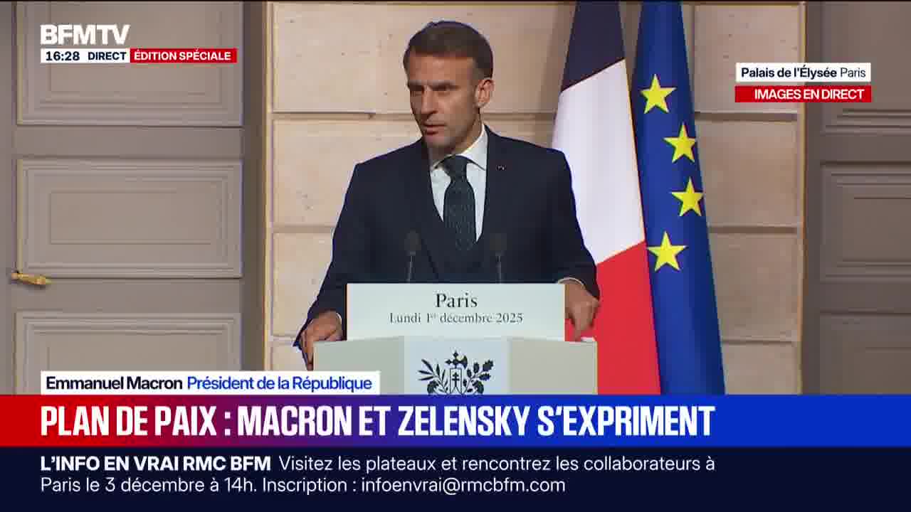 A moment that could be decisive for the future of peace in Ukraine and security in Europe, Emmanuel Macron believes.