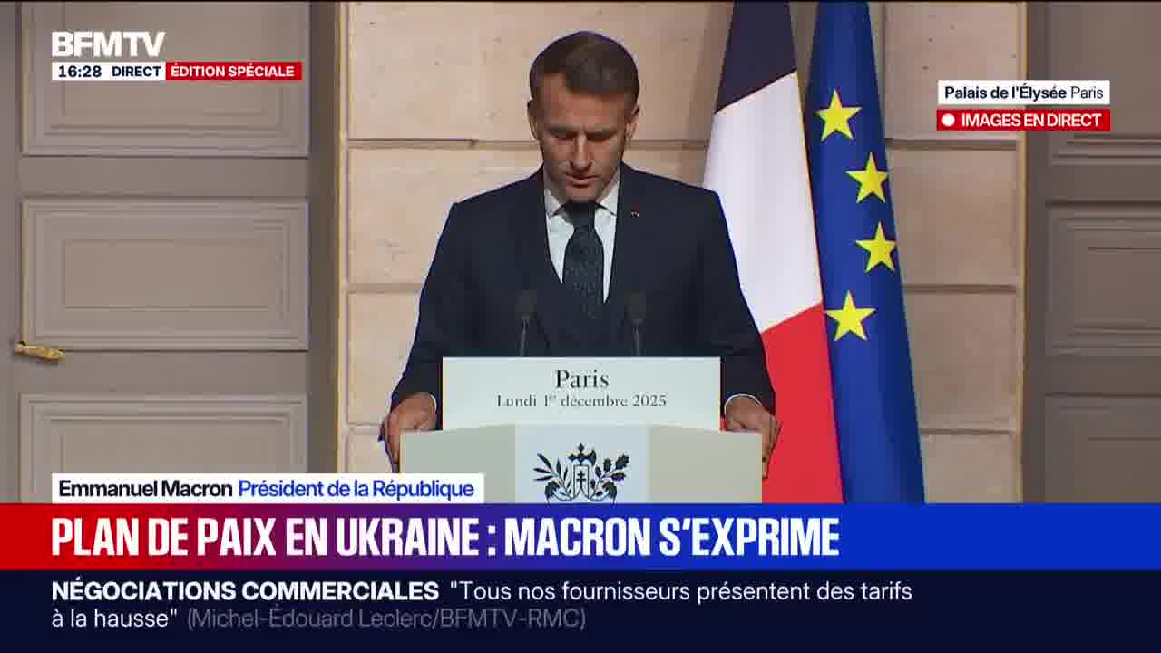 A moment that could be decisive for the future of peace in Ukraine and security in Europe, Emmanuel Macron believes.
