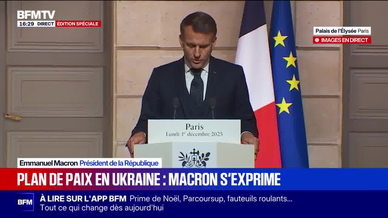 A moment that could be decisive for the future of peace in Ukraine and security in Europe, Emmanuel Macron believes.