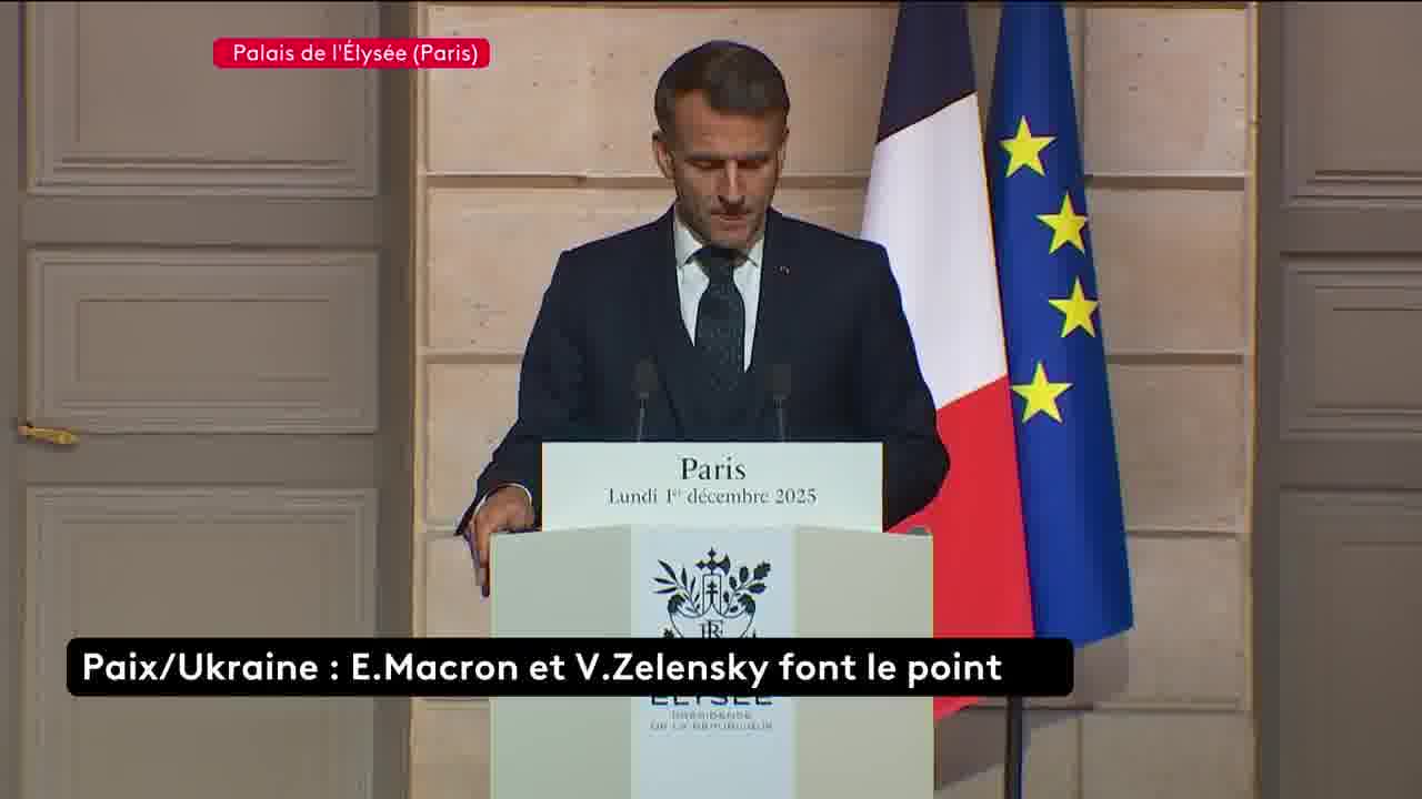 Ukraine is the only one that can discuss territories, they are its own, declared Emmanuel Macron during Volodymyr Zelensky's visit to France.