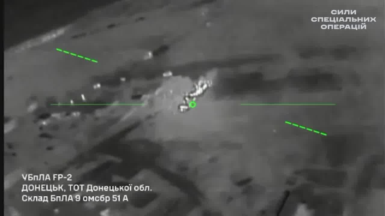 Ukrainian Special Operation Forces have targeted military facilities at the occupied parts of Donetsk and Luhansk regions of Ukraine 