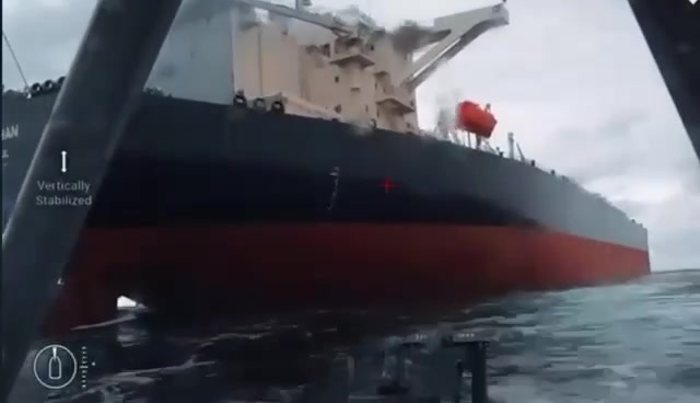 Naval drones Sea Baby operated by Security Service of Ukraine hit Russian shadow fleet tanker Dashan in the Black Sea