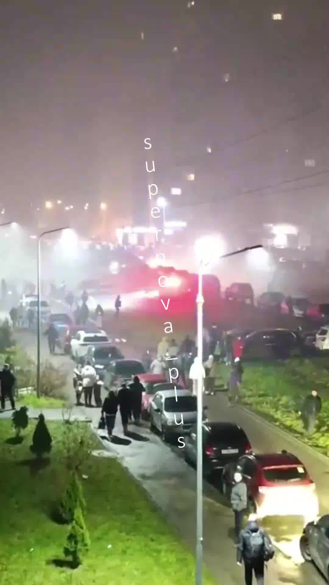 Explosions were reported in Tver