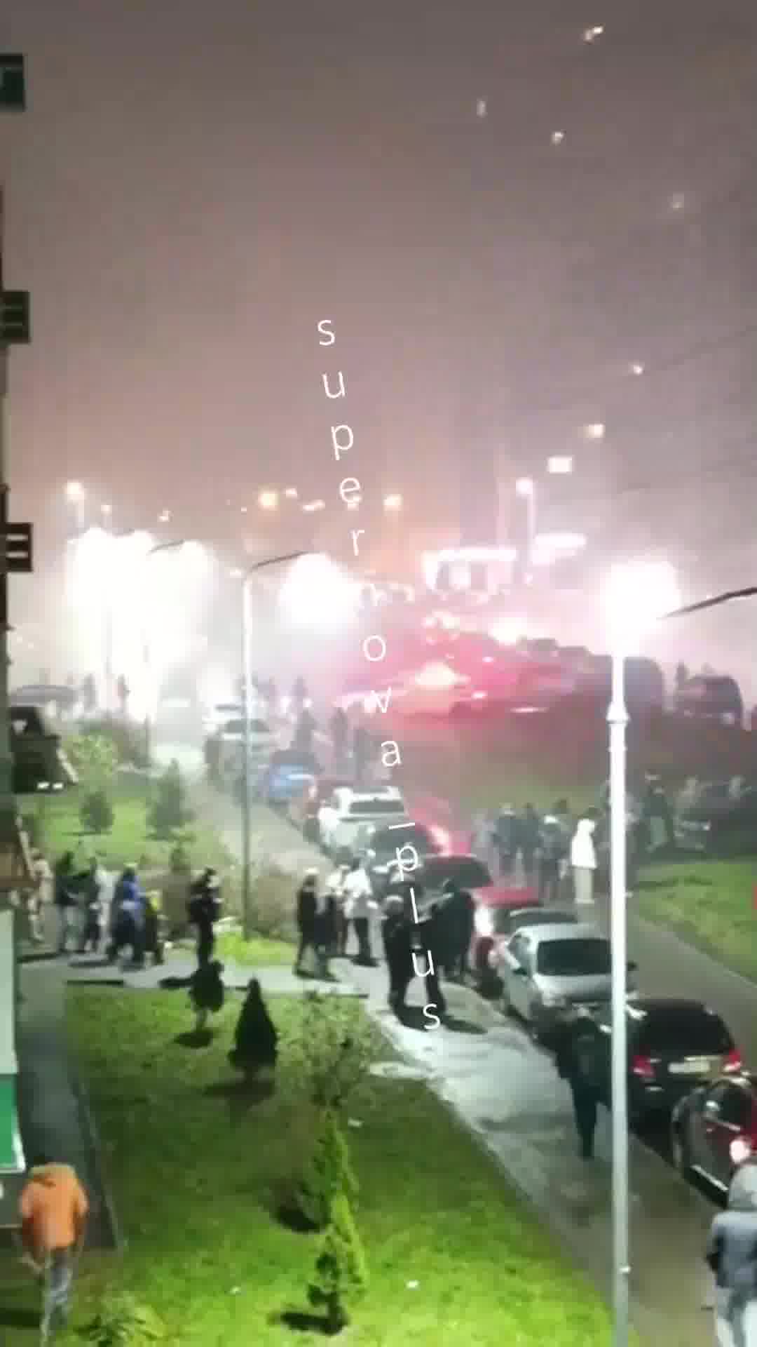 Explosions were reported in Tver