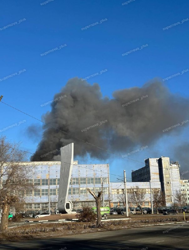 Fire at the plant in Orsk as result of suspected drones attack