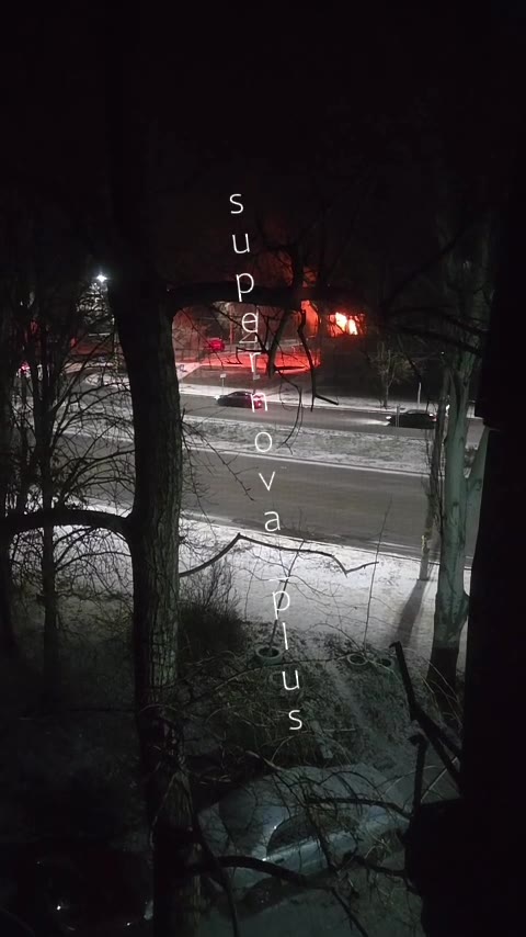 Fire at the store in Donetsk after suspected air defense missile hit