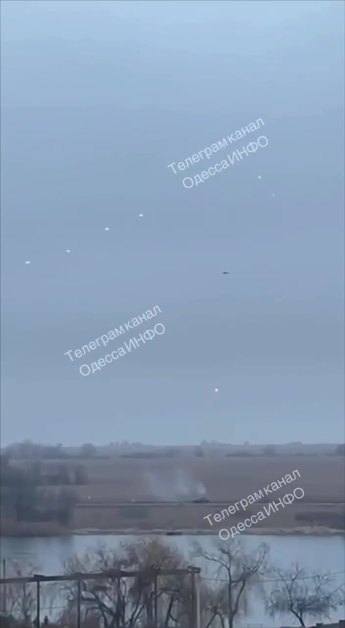 Shahed-type drone strike targeted a bridge in Maiaky village in Odesa region