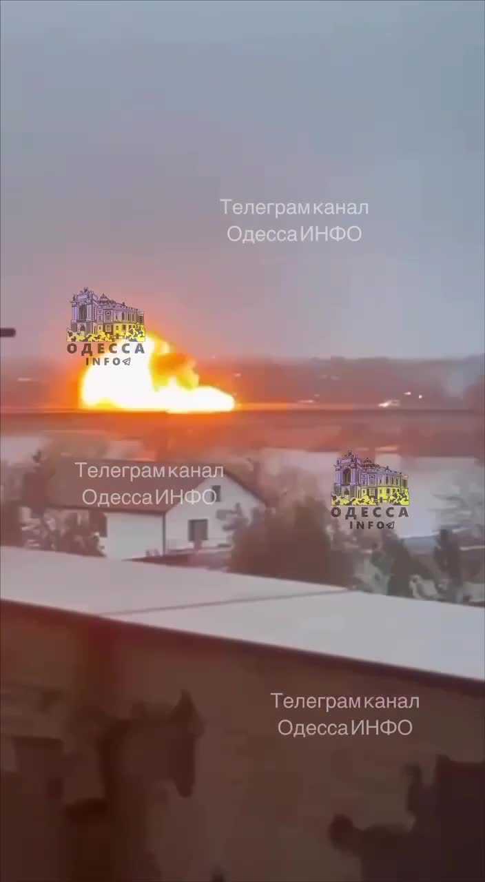 Shahed-type drone strike targeted a bridge in Maiaky village in Odesa region