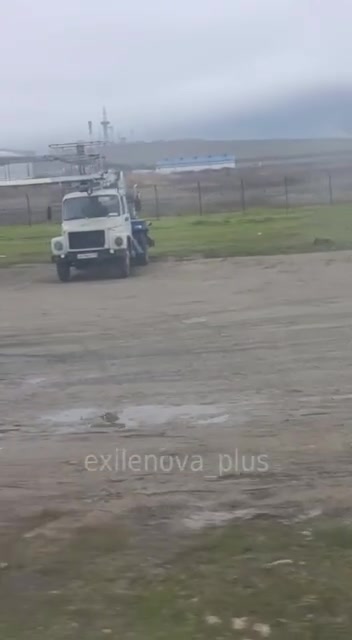 Fire burning in Taman port as result of the overnight attack 