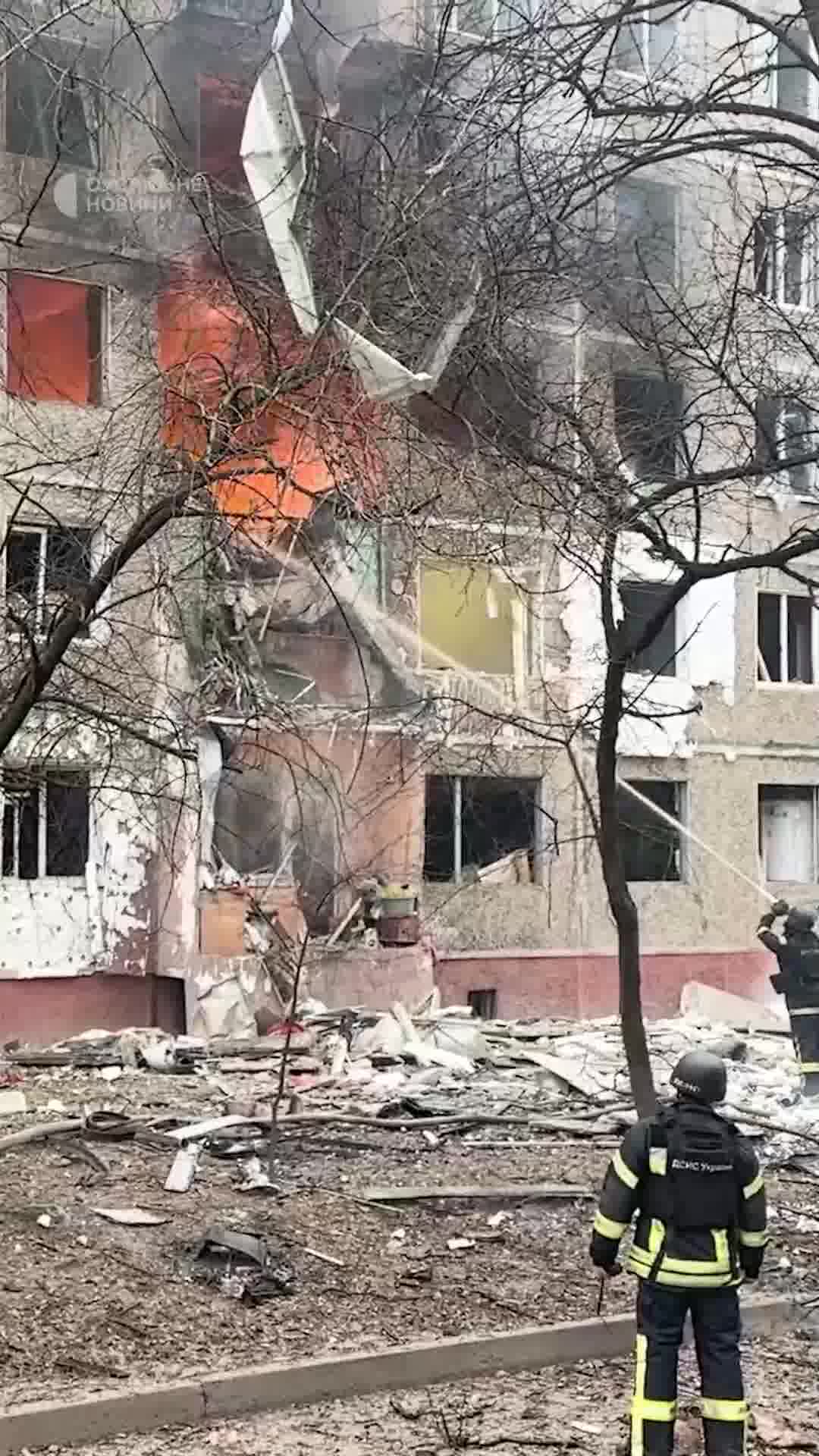 1 person killed, 5 wounded as result of drone strike against residential house in Chernihiv 