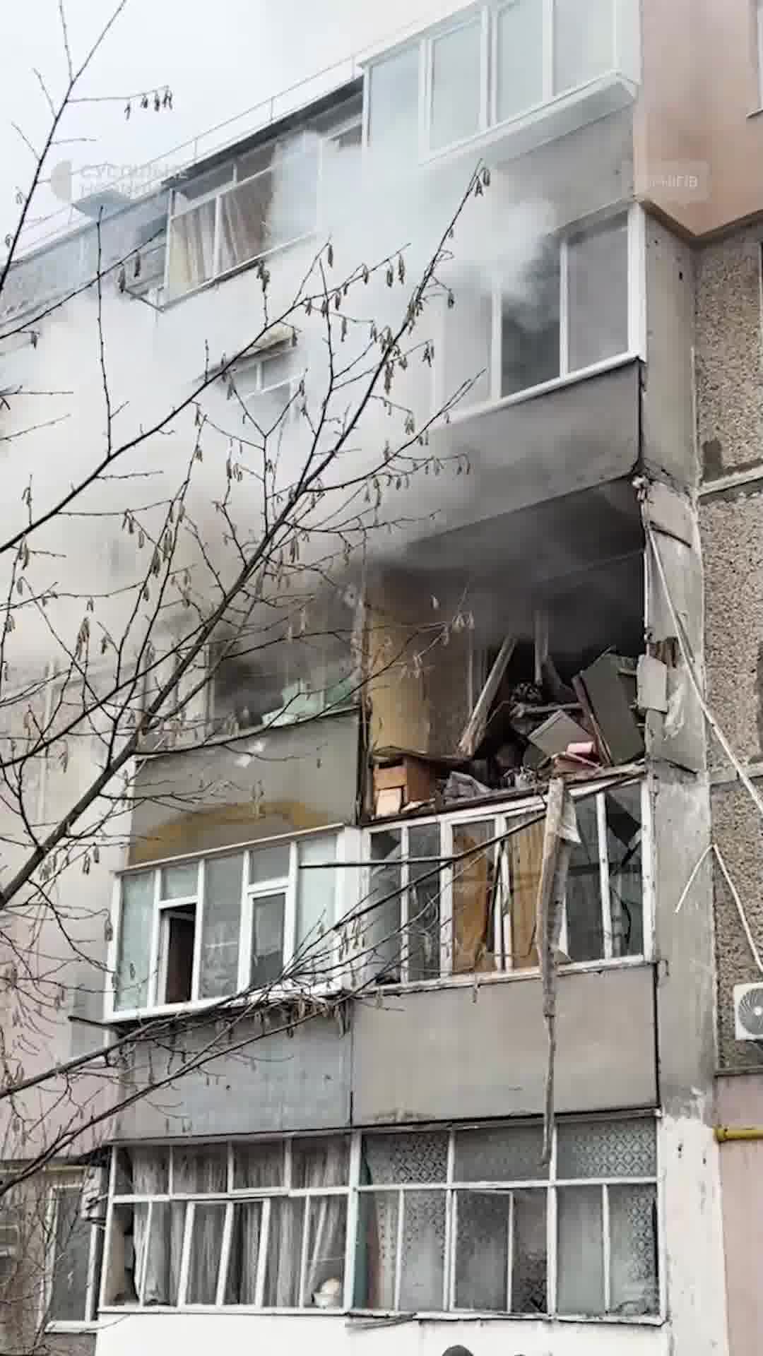 1 person killed, 5 wounded as result of drone strike against residential house in Chernihiv 