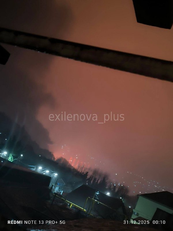 Fire in Tuapse after explosions