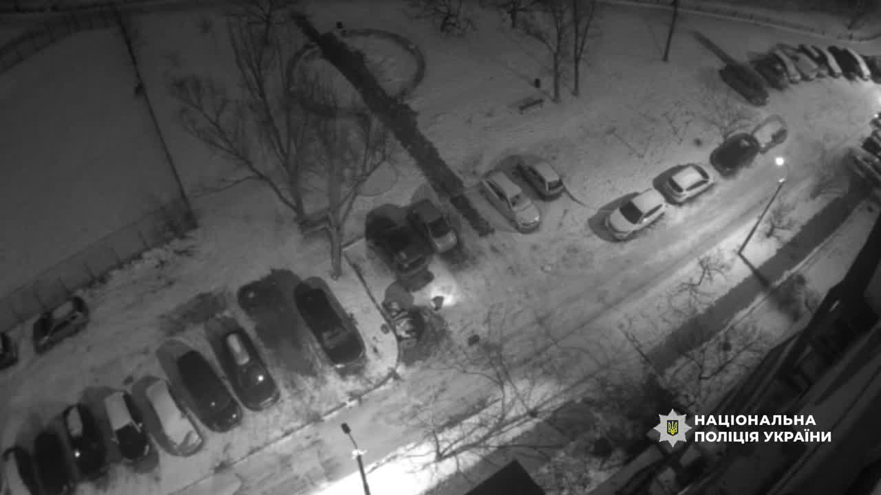 Kyiv police and Security Service of Ukraine detained a 24-year-old girl who blew up a serviceman's SUV in the Obolonskyi district of Kyiv. The woman, following instructions from the Russian special services, made an explosive device at home. She planted the explosive under the car and installed a hidden camera to confirm the result