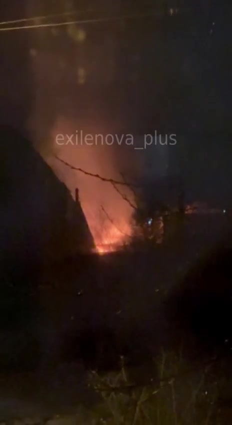 Explosions were reported in Khartsyzk