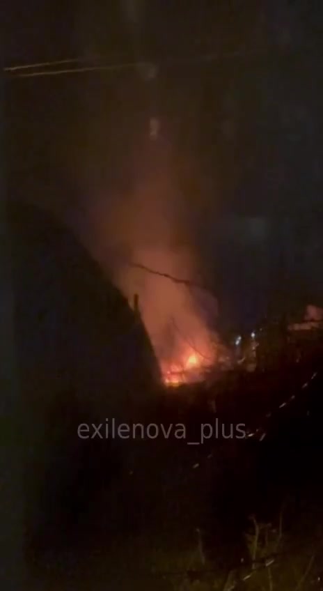 Explosions were reported in Khartsyzk