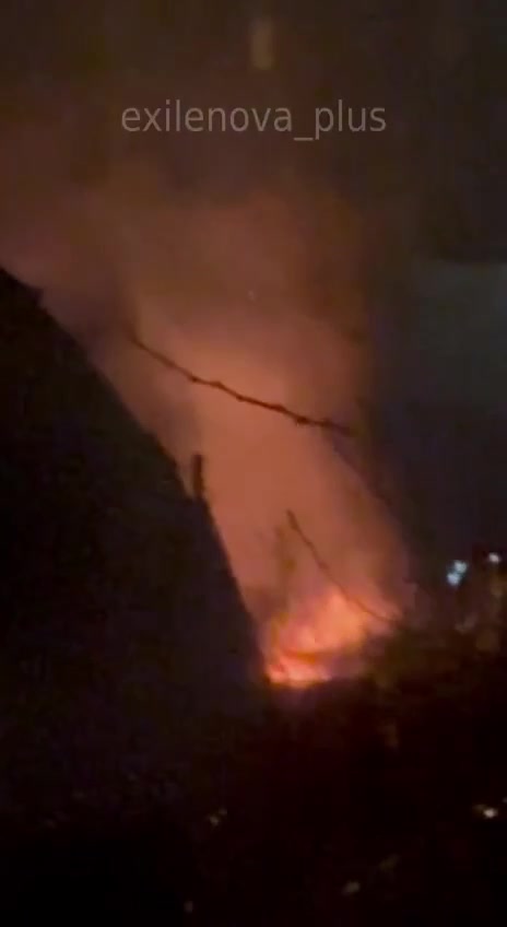 Explosions were reported in Khartsyzk