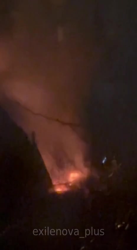 Explosions were reported in Khartsyzk