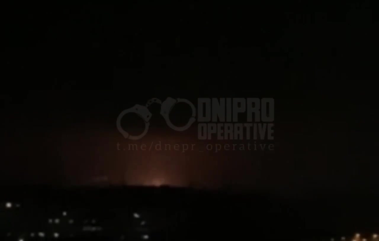 Several fires in Dnipro city as result of drones strikes