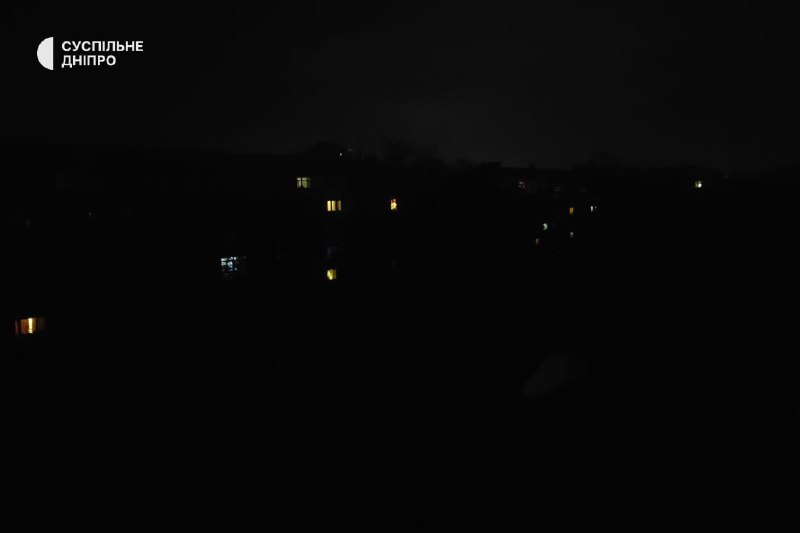 Поўнае адключэнне электрычнасці зафіксавана ў Крывым Рогу, Камянскім і Дняпры