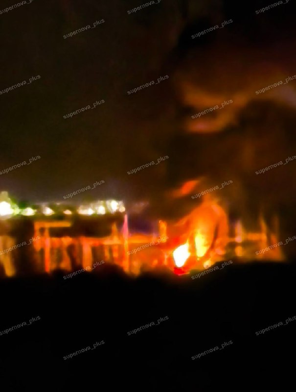 Explosions were reported at Azovska substation in Mariupol