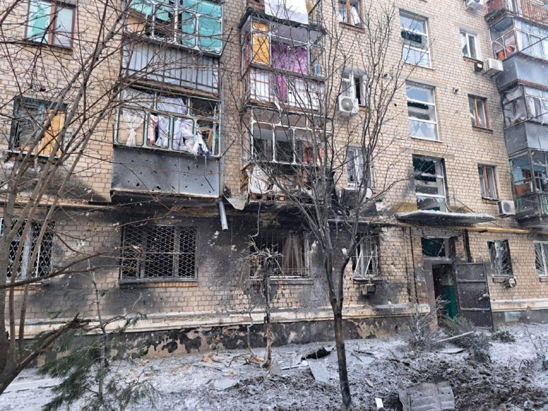1 person killed, 7 wounded as result of shelling with artillery and drones strikes in Nikopol district today