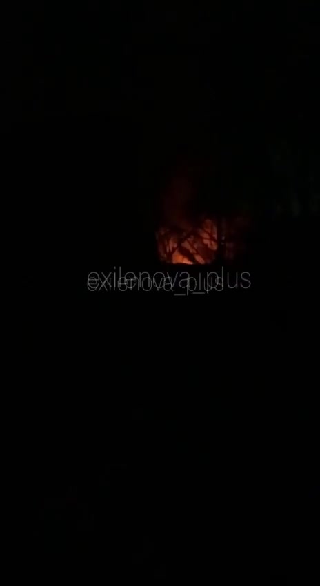 Power substation is on fire in Serpukhov