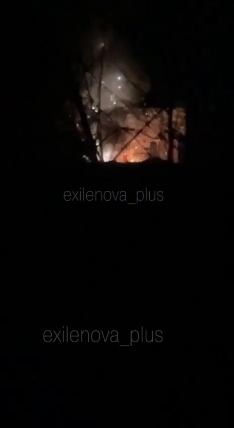 Power substation is on fire in Serpukhov