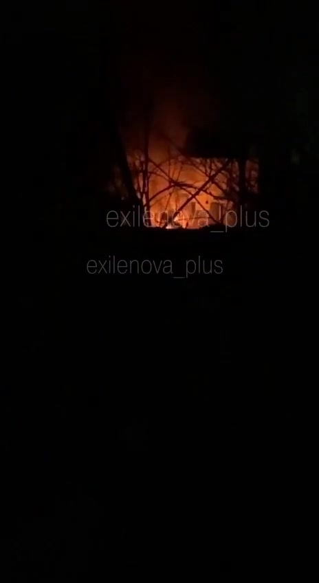 Power substation is on fire in Serpukhov