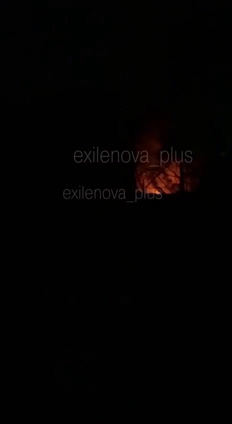 Power substation is on fire in Serpukhov