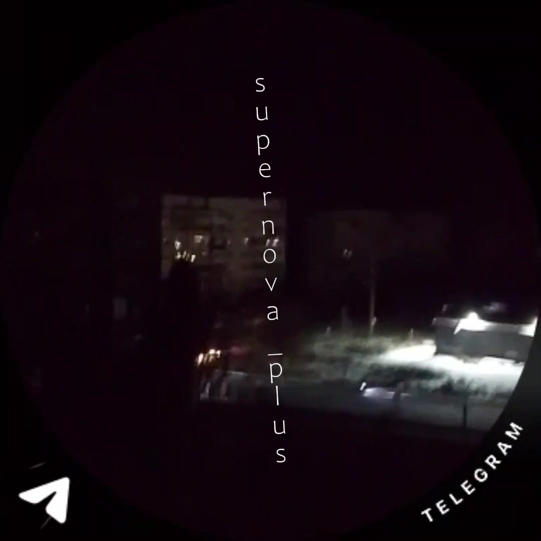 Fire at the Azovskaya substation in Mariupol as result of drone strike