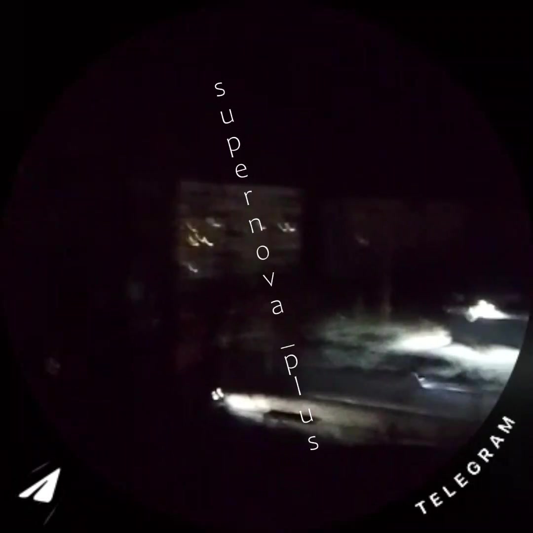 Fire at the Azovskaya substation in Mariupol as result of drone strike