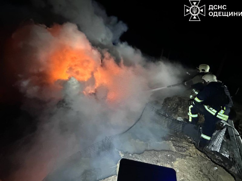 Уначы Расія нанесла ўдар па энергетычнай інфраструктуры Адэскай вобласці