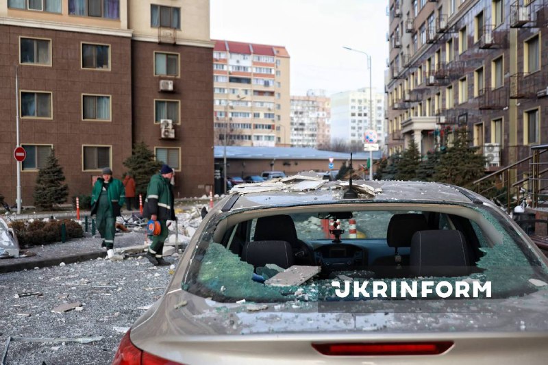 Damage to residential house in Odesa as result of drone strike