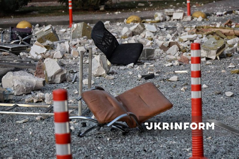 Damage to residential house in Odesa as result of drone strike