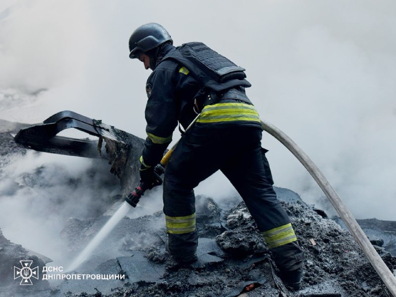 2 people wounded as result of Russian strikes in Dnipro city 