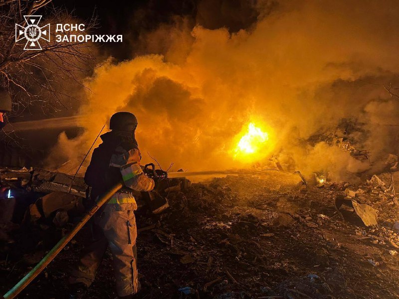 3 person killed, 2 wounded as result of Russian strikes in Zaporizhzhia