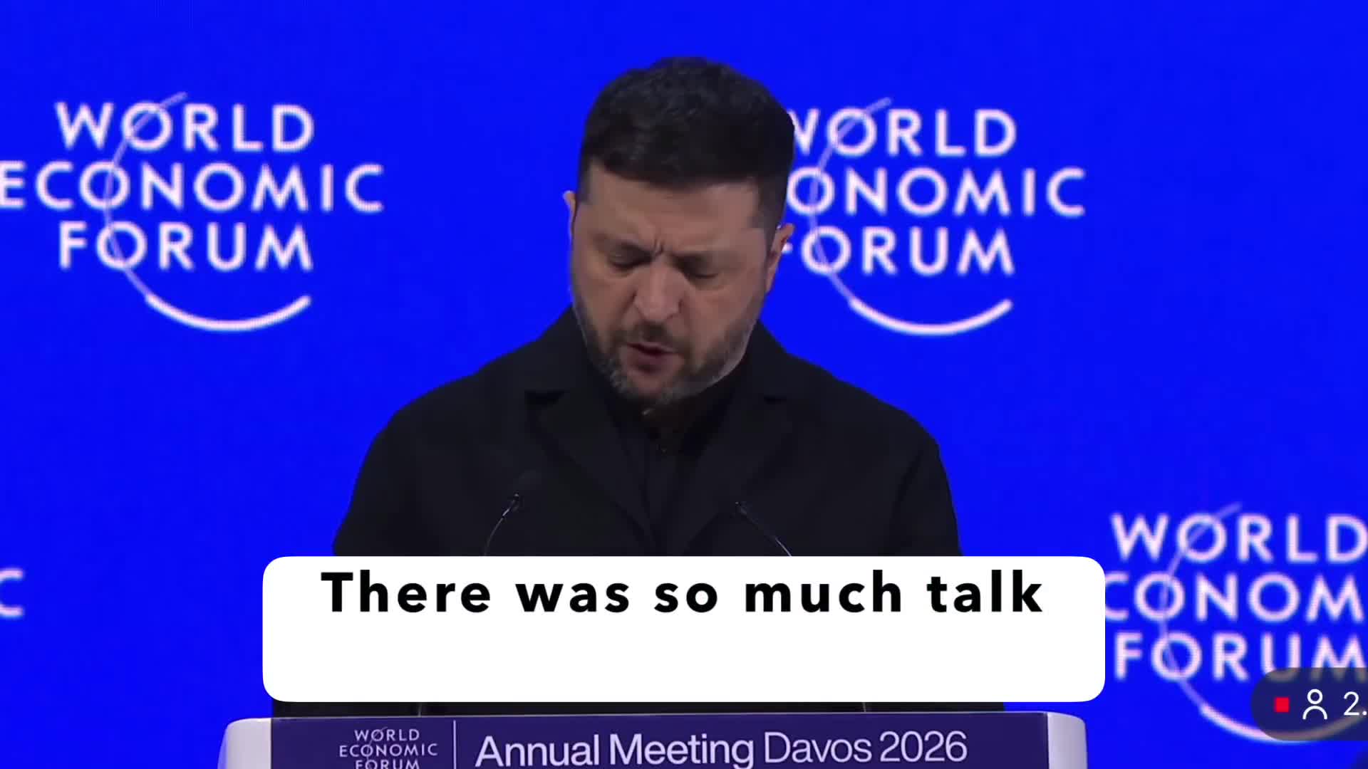 Zelensky on Iran in Davos:  By the time politician started forming a position, the Ayatollah has already killed thousands. If the regime survives, it sends a clear signal to every bully: kill enough people and you stay in power. “There was so much talk about the protests in Iran, but they drowned in blood. The world has not helped enough, the Iranian people and its true. It has stood aside . By the time politicians came back to work and started forming a position, the Ayatollah has already killed thousands. And what will Iran become after this bloodshed? If the regime survives, it sends a clear signal to every bully: kill enough people and you stay in power. Who in Europe needs that message to become a reality? And yet Europe hasn't even tried to build its own response”.