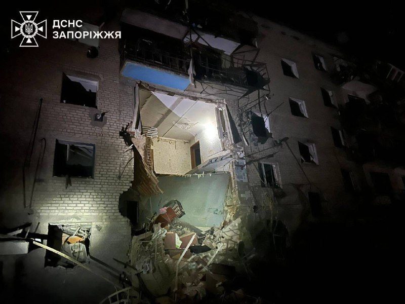 1 person killed as result of an airstrike in Komyshuvakha of Zaporizhzhia region 