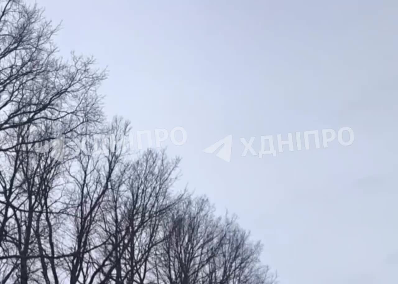 Attack with jet-propelled drones in Dnipro city