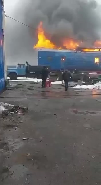 Russian army shelled railway infrastructure in Synelnykove